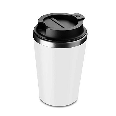 Copo Personalizado de Parede Dupla 350 ml em Inox 304 e Plástico PP – CO9550B