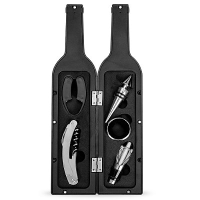 Kit Vinho Garrafa 5 Peças Personalizado – 11870