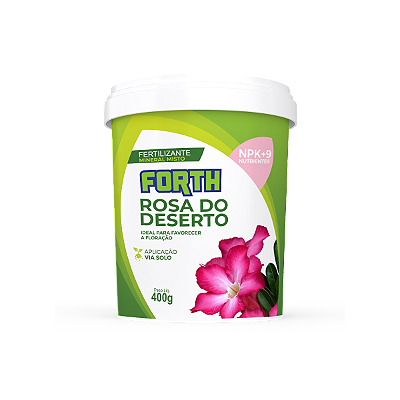 Adubo Forth Rosa do Deserto - Balde 400g
