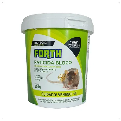 Forth Raticida - Balde 200g