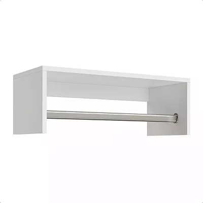 Arara de Roupa Cabideiro Parede - Quarto, Lavanderia 100% MDF