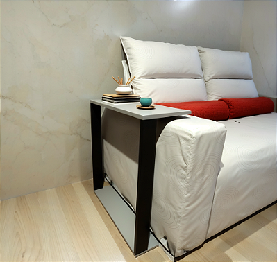 Mesinha Lateral Para Sofá Estilo Industrial 100%MDF, mesa apoio, mesa auxiliar sofá