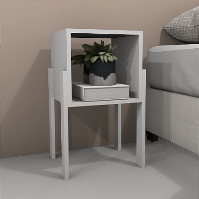 Mesa de Cabeceira Quadrada, criado quadrado, Criado lateral de cama, mesa de apoio