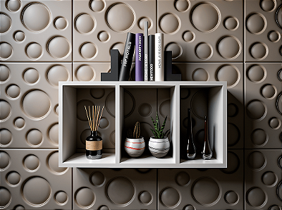 Nicho Prateleira Tripla Sala Quarto Livros 100% MDF