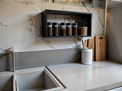 Nicho Retangular Decorativo Livros Moderno 100% MDF