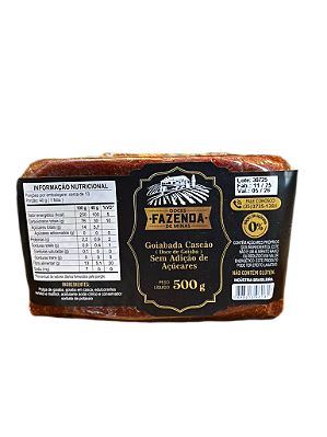 Goiabada Diet 500g Fazenda de Minas