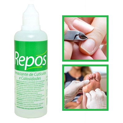 Amaciante de Calosidades e Cutículas Repós 150ml Calo Manicure