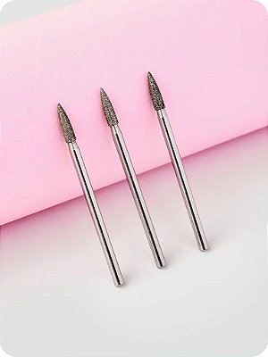 Brocas Diamantada Premium HQZ Nails para Lixadeira Elétrica para Unhas
