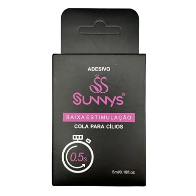 Cola para Alongamento De Cílios 5ml Sunnys 0,5s Extensão Lash