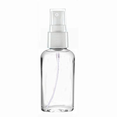 Frasco Spray Transparente Vazio Borrifador com Válvula