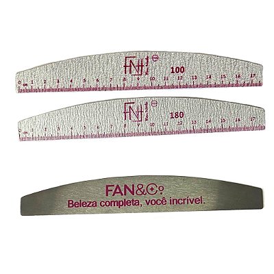 Kit 10 Lixa Reutilizável Boomerang Placa De Ferro Com Refil 100/180 10 unidades