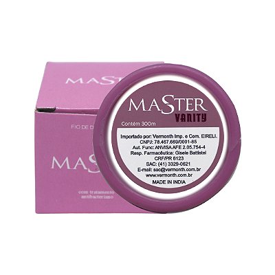 Linha Master Vanity 300 metros para Depilação Egípcia Antibacteriano Algodão