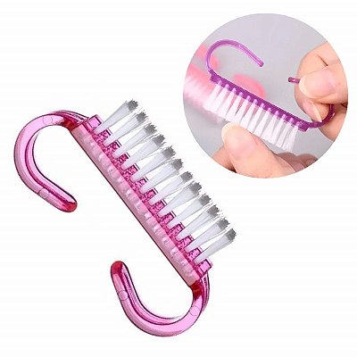 Mini Escova Para Unhas Limpeza De Pó da Manicure