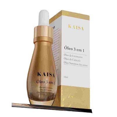 Oléo Hidratante para cutículas Kaisa 3 em 1 Lixamento e Nutrição das Unhas