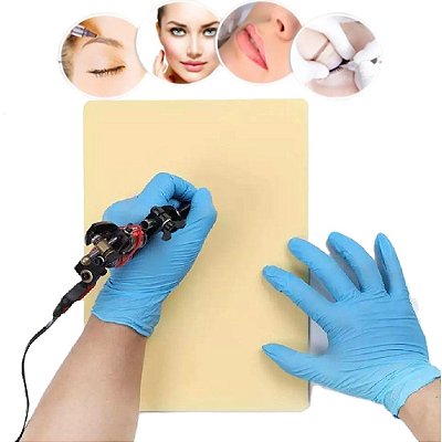 Pele Sintética Lisa Treino De Tatuagem E Micropigmentação pele lisa profissional