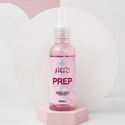 Prep Spray HQZ Nails 120ml Higienizador de Unhas com Extrato de Melaleuca