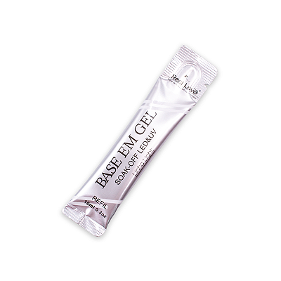 Sachê Refil Base em gel Real Love 10ml para Capa nas Unhas Acrigel