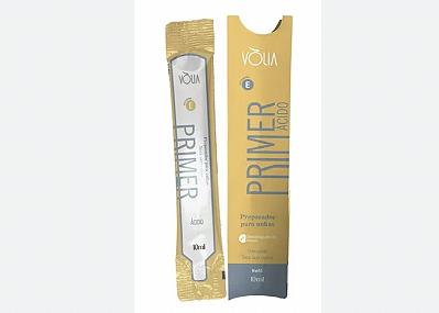 Sachê Refil Primer Ácido Vòlia 10ml Preparador de Unhas sem descolamentos