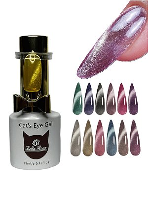 Esmalte em gel Bella Rosa Pontudo 12ml Led/ UV para Alongamento Unhas Acigel