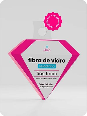 Fibra de Vidro de Unhas Selada Seladinha HQZ Preparada com 60 und