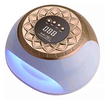 Cabine S9 Bivolt com 57 Leds e 268w para secar Unhas Acrigel LED/UV Bivolt