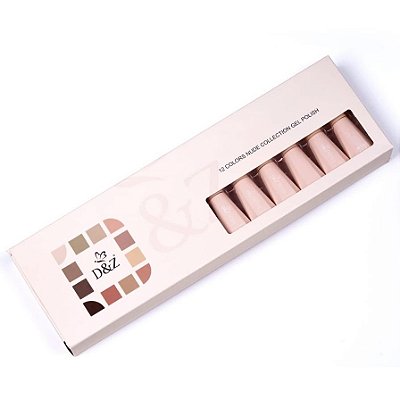 Kit com 12 Esmaltes em gel D&Z 10ml - Edição Limitada Exclusiva