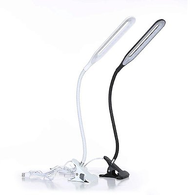 Luminária Clip de Mesa Led USB 13 Leds para Manicure Maquiagem Leitura