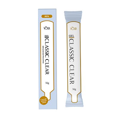 Sachê Refil Gel Vòlia Classic 14g Construtor e Alongamento de unhas Nail