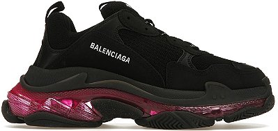 BALENCIAGA TRIPLE S BLACK PURPLE
