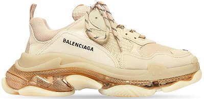BALENCIAGA TRIPLE S CLEAR SOLE BEIGE
