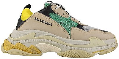 BALENCIAGA TRIPLE S GREEN YELLOW