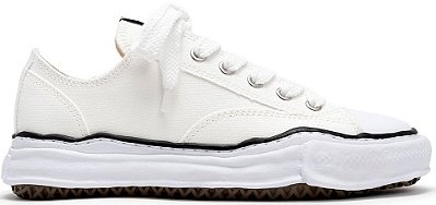 TÊNIS MAISON MIHARA YASUHIRO "PETERSON" OG SOLE CANVAS LOW-TOP WHITE