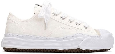 TÊNIS MAISON MIHARA YASUHIRO "HANK" OG SOLE CANVAS LOW-TOP WHITE