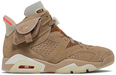 TRAVIS SCOTT X AIR JORDAN 6 RETRO BRITISH KHAKI