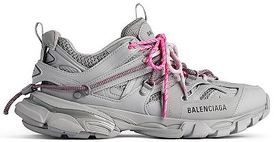 BALENCIAGA TRACK LED SNEAKER GREY PINK