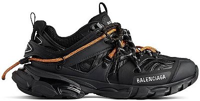 BALENCIAGA TRACK LED SNEAKER BLACK ORANGE