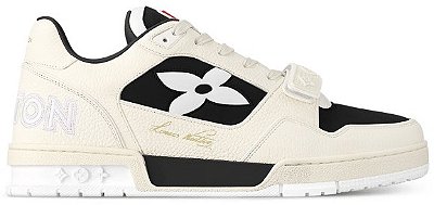 LOUIS VUITTON LV TRAINER CREAM BLACK