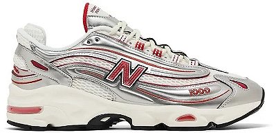 Tênis New Balance ThisisNever x 1000 Silver Valiant Poppy 1 TÊNIS NEW BALANCE THISISNEVER X 1000 SILVER VALIANT POPPY