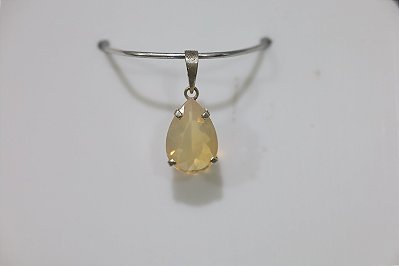 Pingente em prata com Opala natural