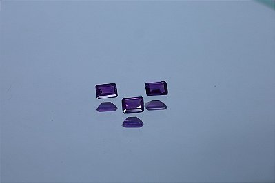 Ametista Retangular Natural 0.72, 0.86 e 0.99 Pontos