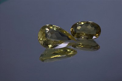 Green Gold 24.08cts, 15.34cts