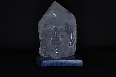 Indio de Cristal com 420g ALT 9cm