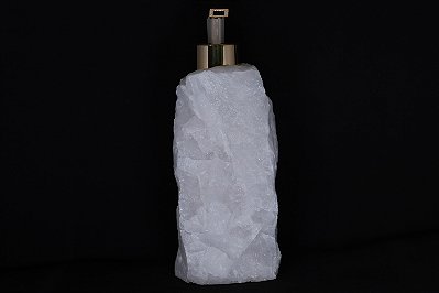 Saboneteira Quartzo Branco Kg 1.1 Alt 17cm