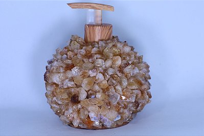 Saboneteira Citrino com 790g ALT 12.5cm