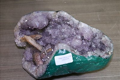 Ametista com Calcita Alt 12cm 3.7kg
