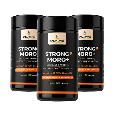 Kit 3 Unidades Strong Moro + (3 Meses)