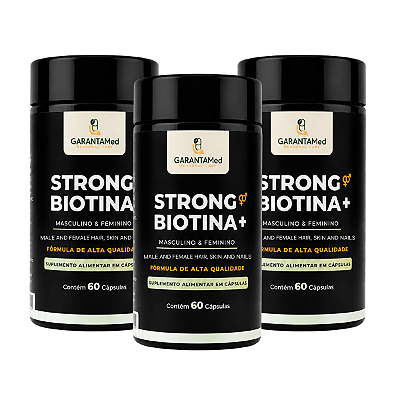 Kit 3 Unidades Strong Biotina + (3 Meses)