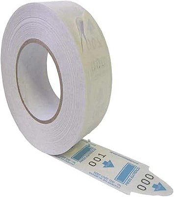 Etiqueta para senha Rolo 3 Digitos c/2000 Senha Pt - Grespan