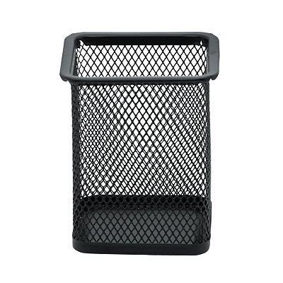 Acessório para Mesa Aramado para Caneta Quadrado Preto