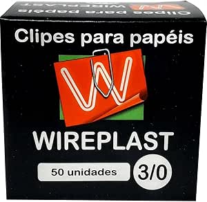 Clipes Galvanizado Aço 3/0 com 50 unidades